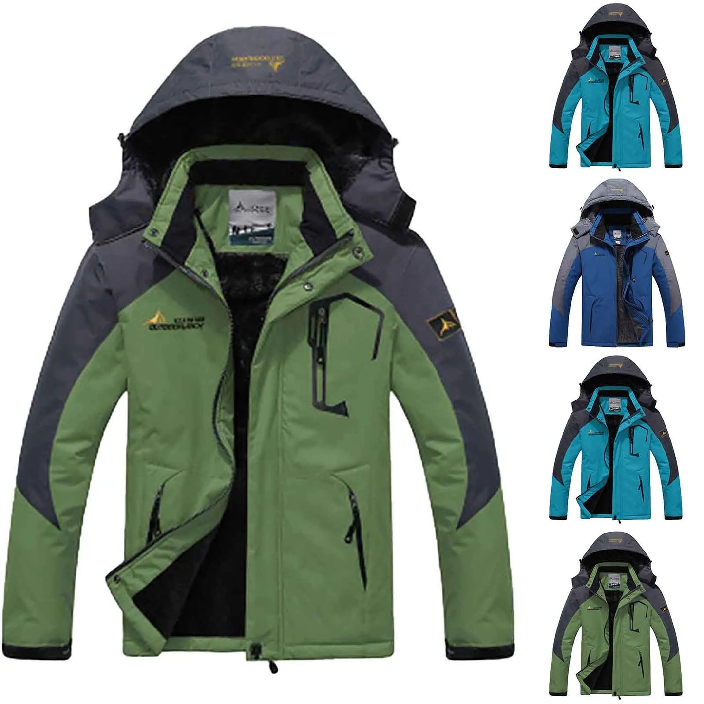 Men's Warm Waterproof Skiing Winter Jacket
