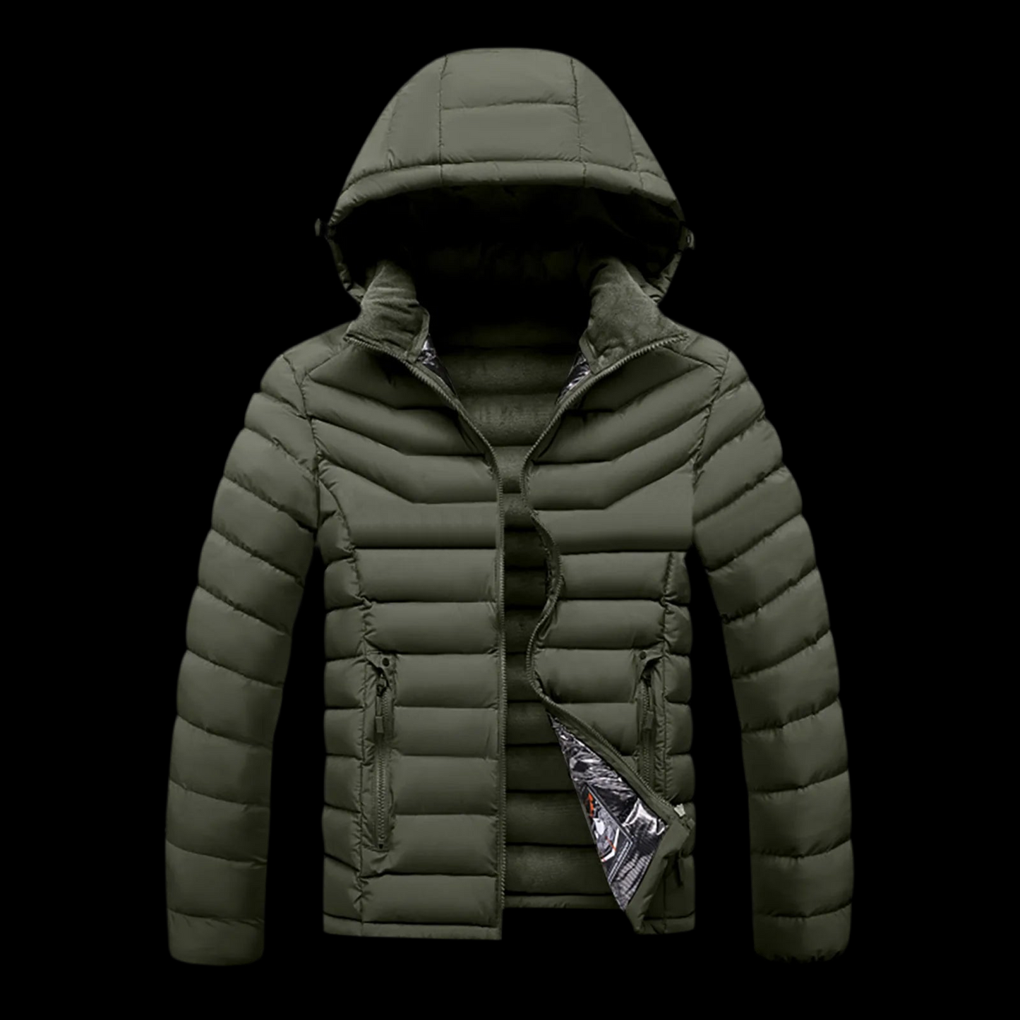 Men's Hooded Waterproof Winter Jacket