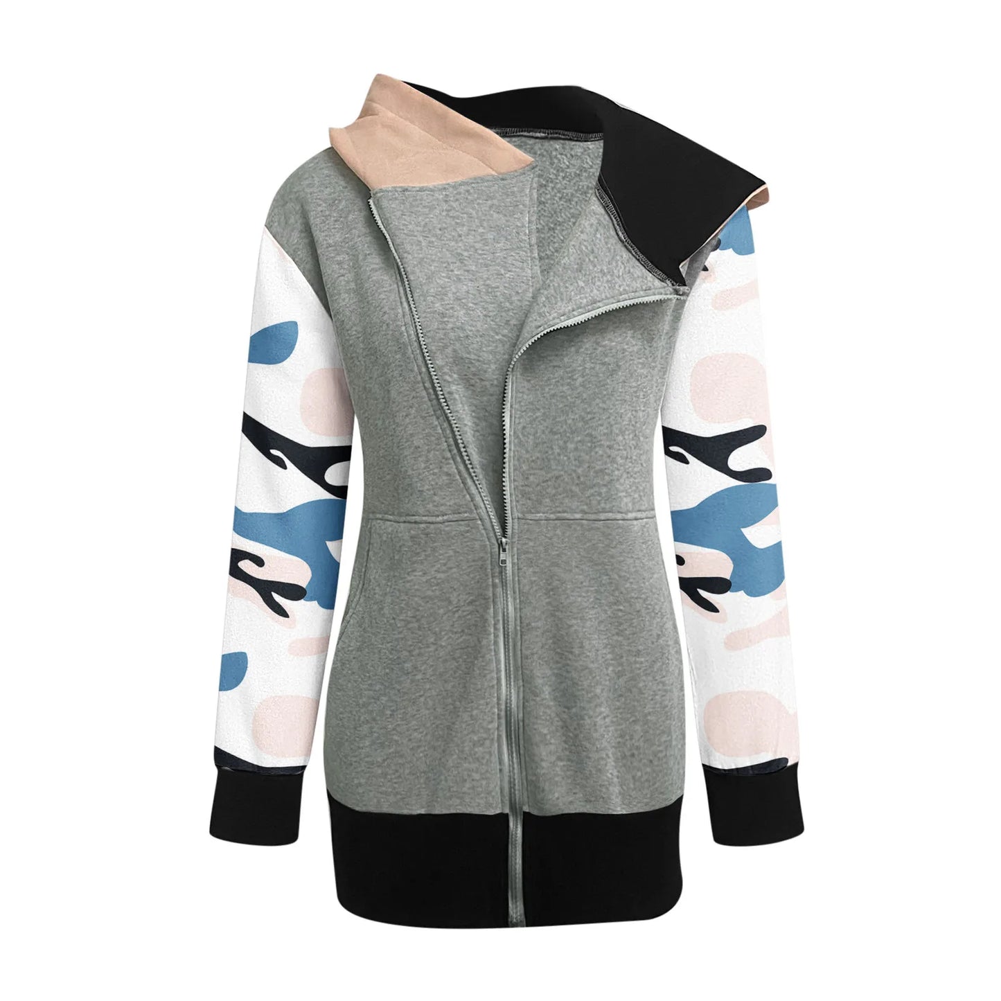 Stylish Winter Jacket for Women Plus Size Camouflage